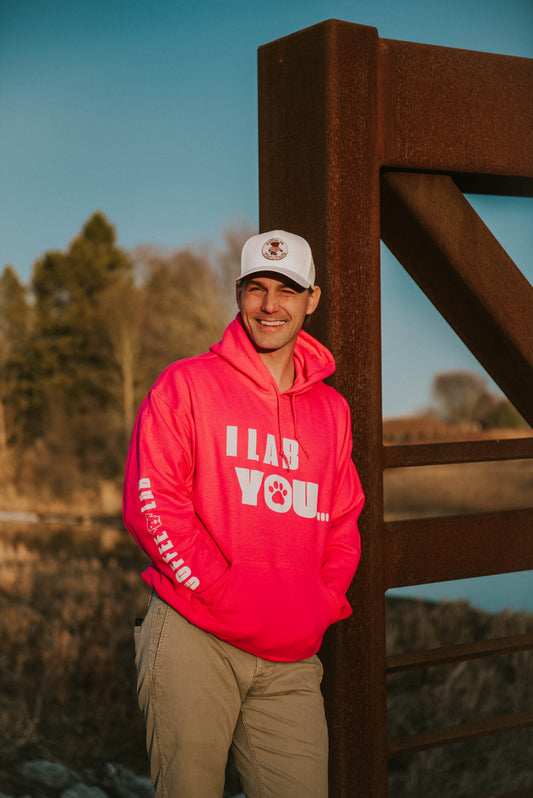 I Lab You Say It Back Hoodie - Pink