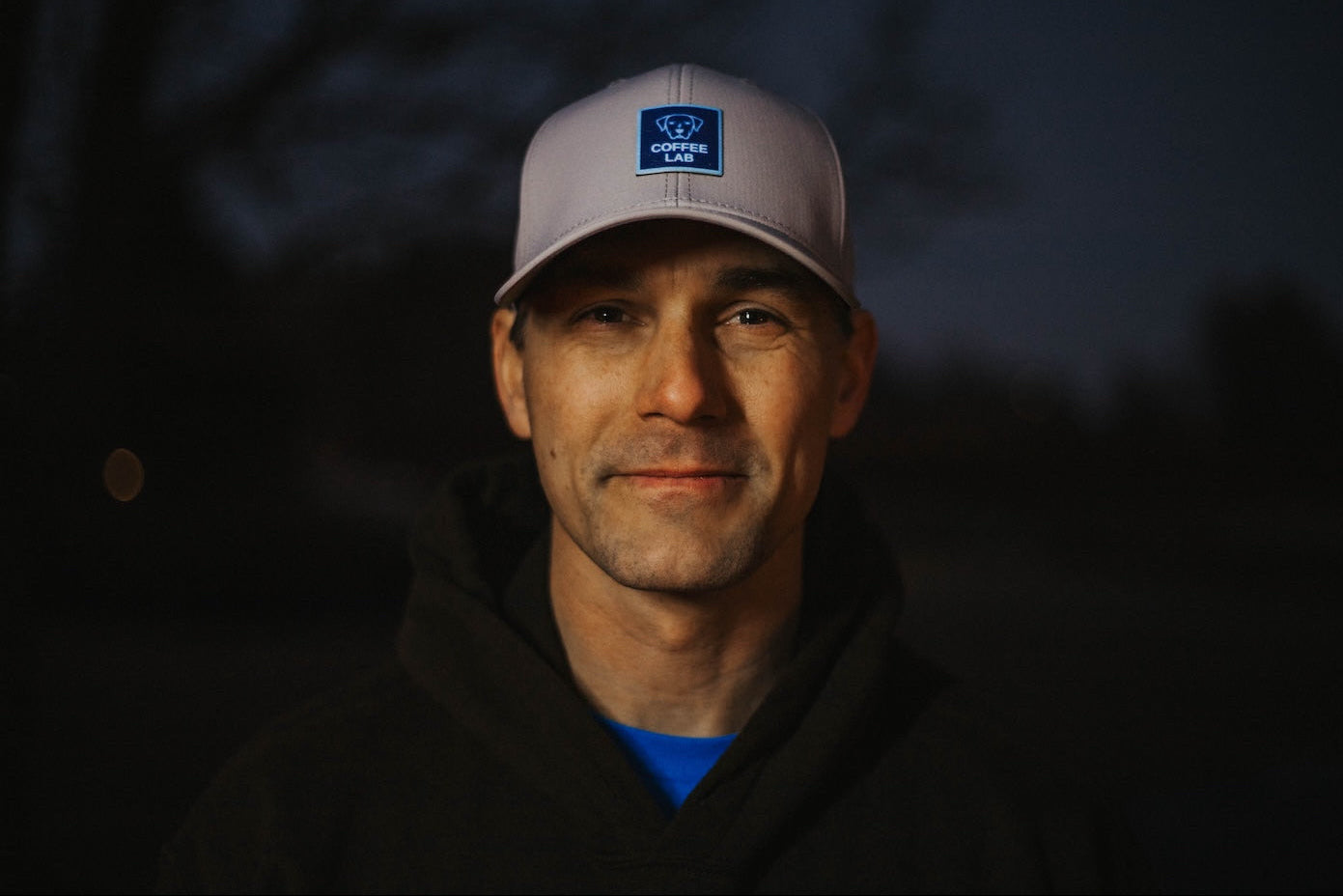 Gray Coffee Lab Logo Cap