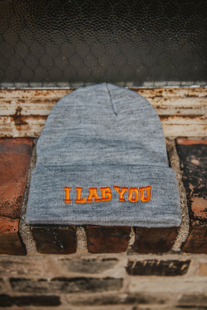 Beanie - I Lab You - Gray