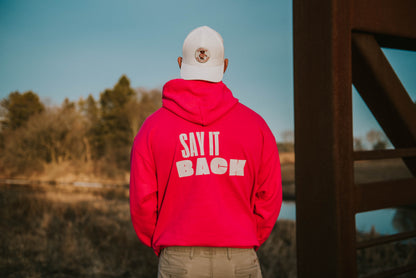 I Lab You Say It Back Hoodie - Pink