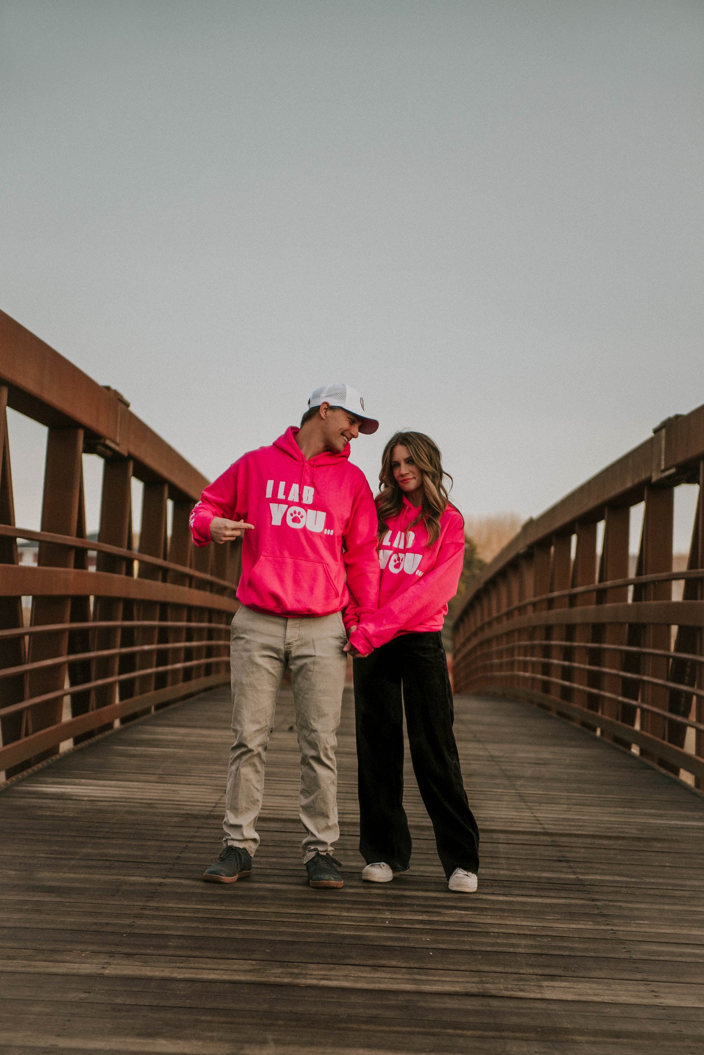 I Lab You Say It Back Hoodie - Pink