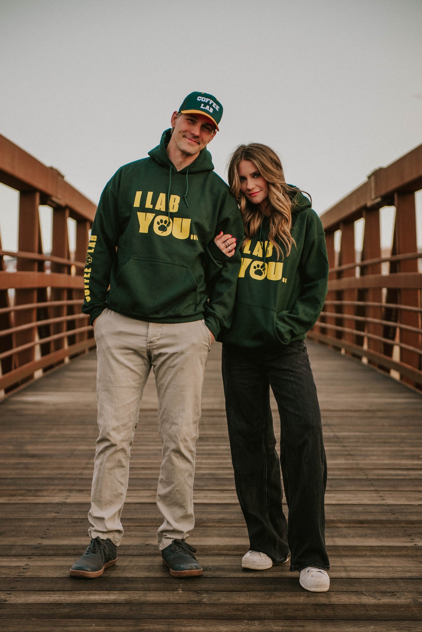 I Lab You Say It Back Hoodie - Green(Bay)