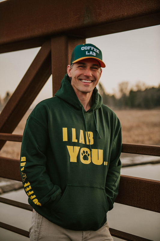 I Lab You Say It Back Hoodie - Green(Bay)
