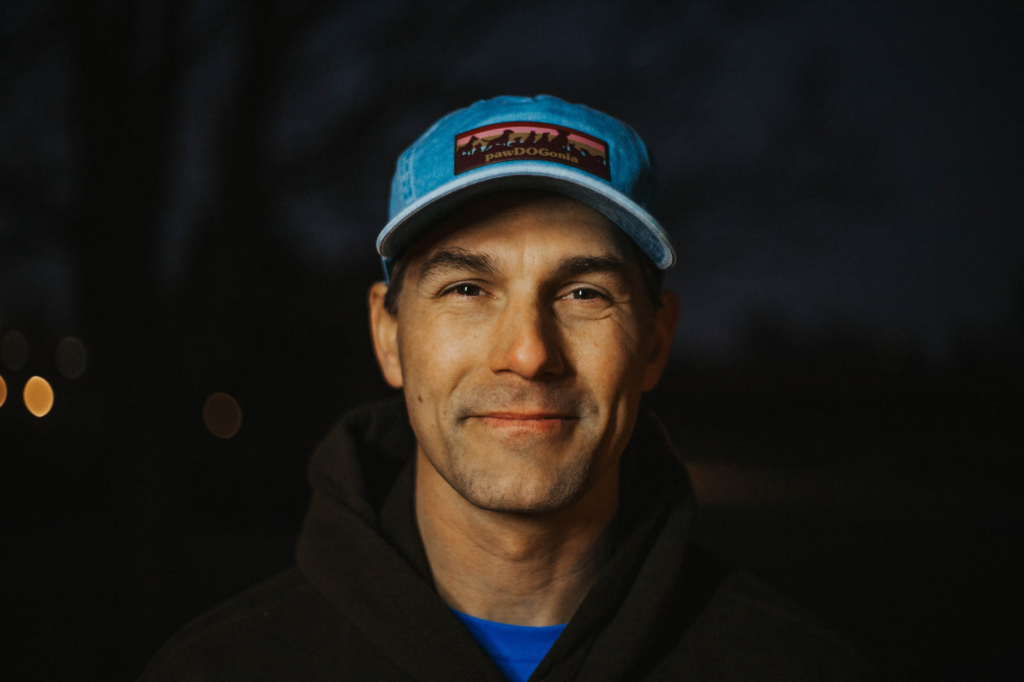 Blue Pawdogonia Dad Cap